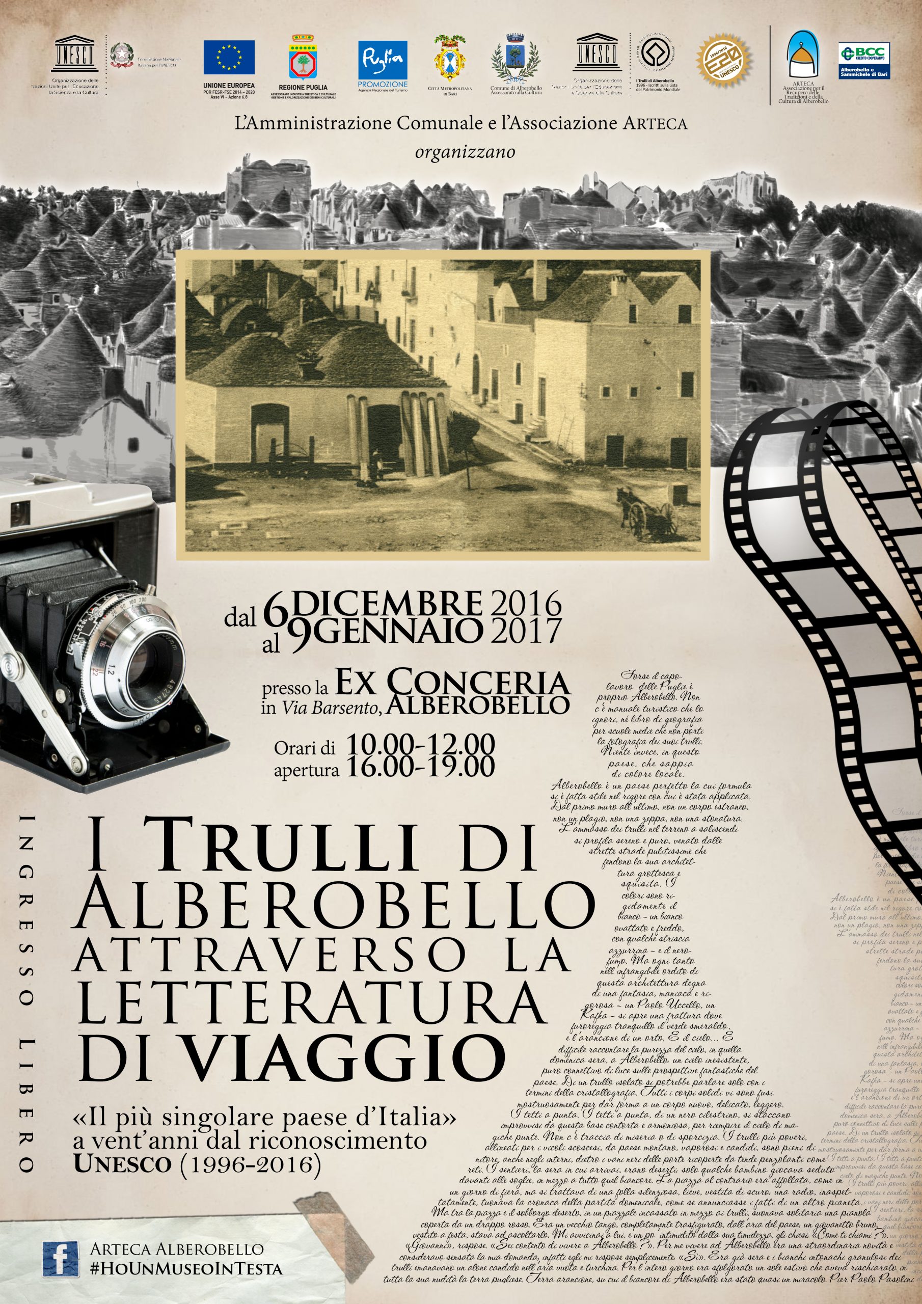 I Trulli di Alberobello celebrano i 20 anni UNESCO