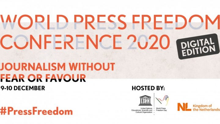 World Press Freedom Conference 2020, 9 e 10 dicembre 2020 a L’Aja