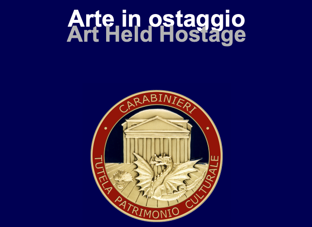 “Arte in ostaggio” on line il catalogo delle opere trafugate