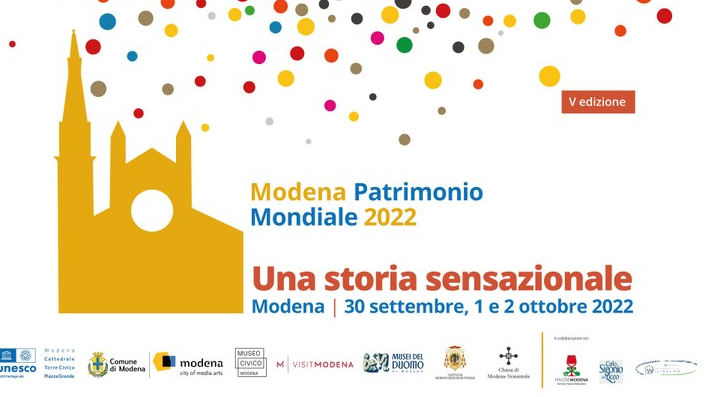 “Modena Patrimonio Mondiale” da oggi al 3 ottobre